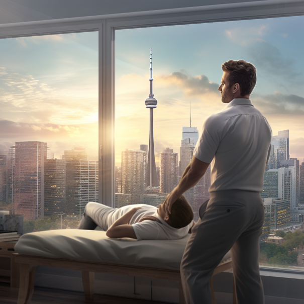 Chiropractor performing a spinal adjustment on a patient, showcasing the transformative power of chiropractic care.