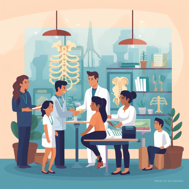 Contrasting image depicting myths and facts about chiropractic treatments