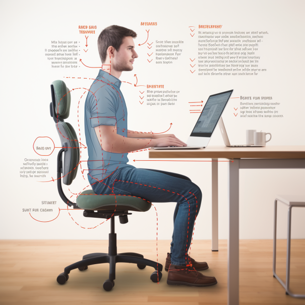 Illustration showing a person practicing healthy lifestyle habits to prevent bulging disc issues.