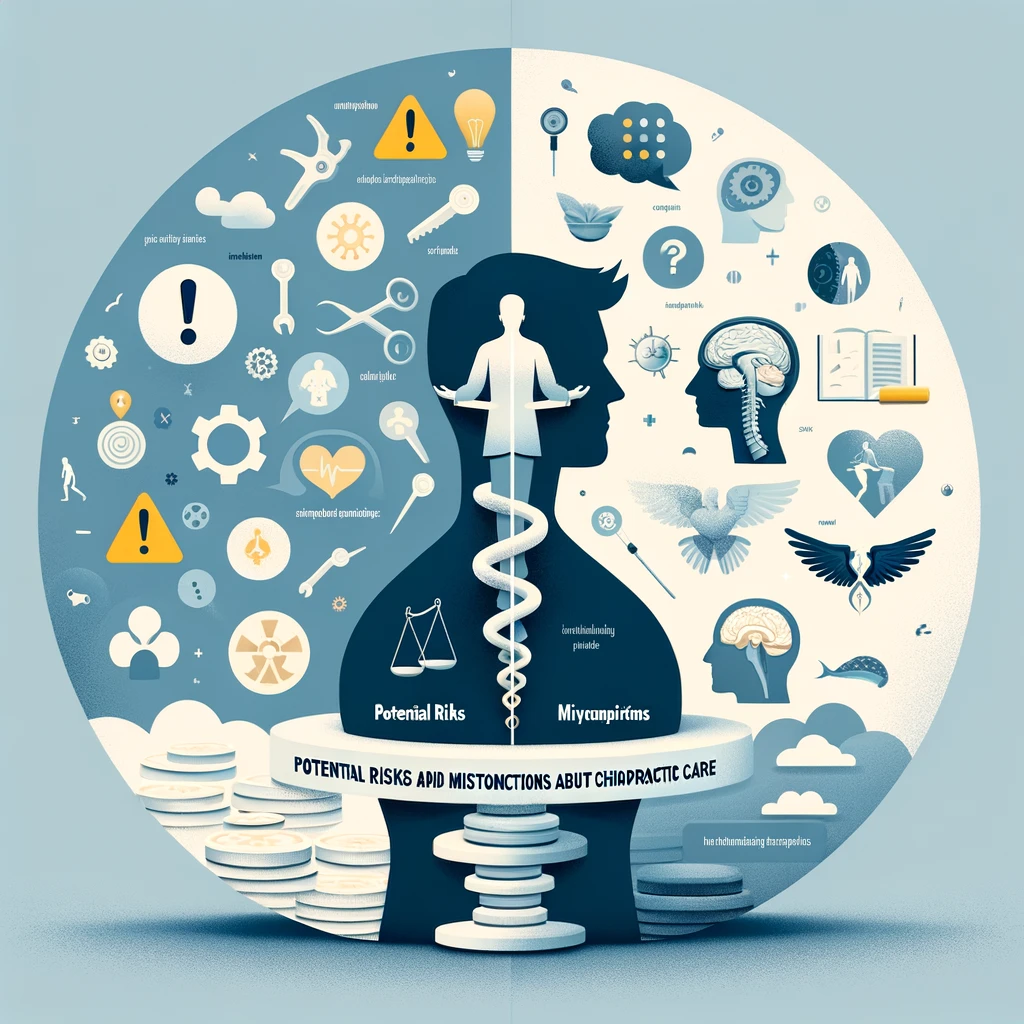 Chiropractor explaining truth about chiropractic myths